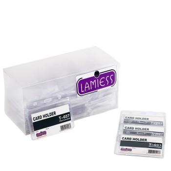Lamiess  T-037 H Yatay Kilitli Kart Poşeti 100'Lü Lamiess  T-037 H Yatay Kilitli Kart Poşeti 100'Lü