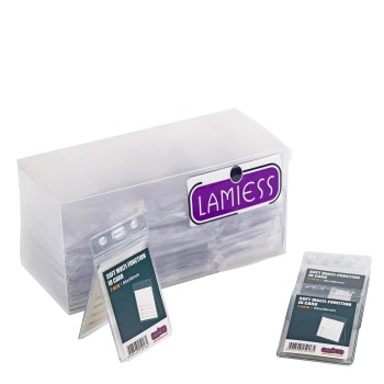 Lamiess  T-082 V Dikey Pvc İkili Kart Poşeti 50'Li Lamiess  T-082 V Dikey Pvc İkili Kart Poşeti 50'Li