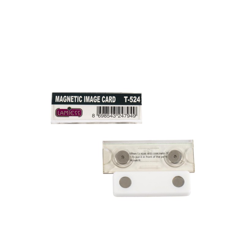 Lamiess  T-525 Mıknatıslı Yaka İsimliği 25'Li perpa fiyat Lamiess  T-525 Mıknatıslı Yaka İsimliği 25'Li fiyat teklifi al