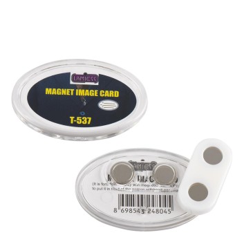 Lamiess  T-538 Mıknatıslı Yaka İsimliği 25'Li Lamiess  T-538 Mıknatıslı Yaka İsimliği 25'Li