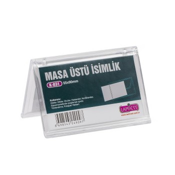 Lamiess K-031 Masaüstü İsimlik Yatay 10'Lu Lamiess K-031 Masaüstü İsimlik Yatay 10'Lu