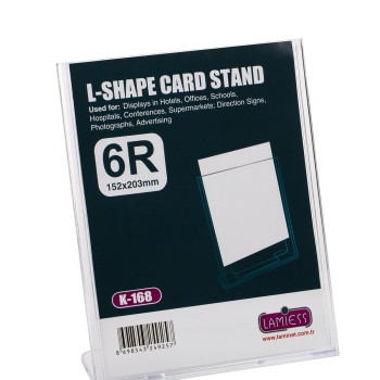 Lamiess K-168 Masaüstü Reklam Panosu Dikey 5 'Li Lamiess K-168 Masaüstü Reklam Panosu Dikey 5 'Li