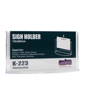 Lamiess K-223 Masaüstü Reklam Panosu Yatay 5 'Li Lamiess K-223 Masaüstü Reklam Panosu Yatay 5 'Li