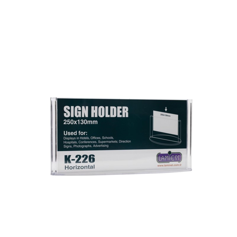 Lamiess K-226 Masaüstü Reklam Panosu Yatay 3 'Lü perpa fiyat Lamiess K-226 Masaüstü Reklam Panosu Yatay 3 'Lü fiyat teklifi al
