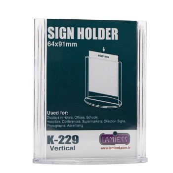 Lamiess K-229 Masaüstü Reklam Panosu Dikey 10 'Lu Lamiess K-229 Masaüstü Reklam Panosu Dikey 10 'Lu