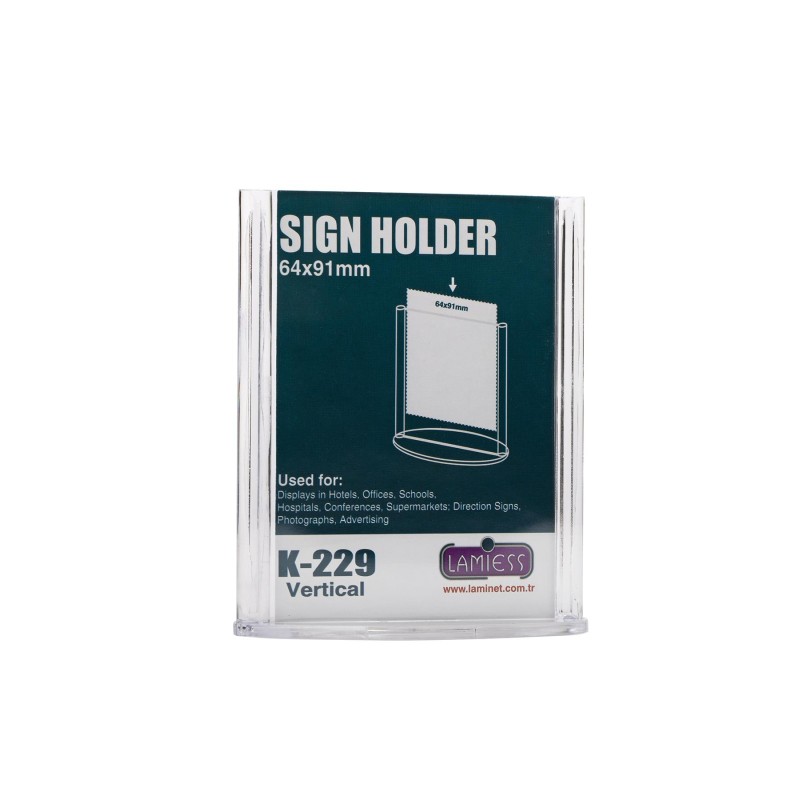 Lamiess K-229 Masaüstü Reklam Panosu Dikey 10 'Lu perpa fiyat Lamiess K-229 Masaüstü Reklam Panosu Dikey 10 'Lu fiyat teklifi al