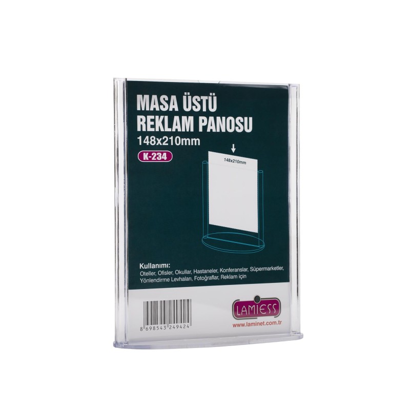 Lamiess K-236 Masaüstü Reklam Panosu Dikey 5 'Li perpa fiyat Lamiess K-236 Masaüstü Reklam Panosu Dikey 5 'Li fiyat teklifi al