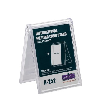 Lamiess K-252 Masaüstü Reklam Panosu Dikey 3 'Lü Lamiess K-252 Masaüstü Reklam Panosu Dikey 3 'Lü