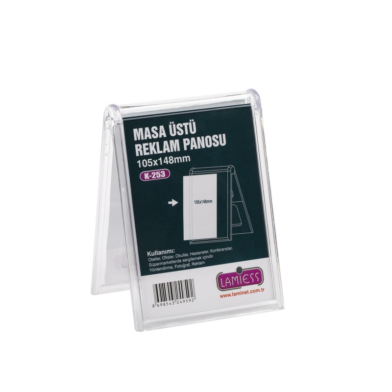 Lamiess K-253 Masaüstü Reklam Panosu Dikey 3 'Lü perpa fiyat Lamiess K-253 Masaüstü Reklam Panosu Dikey 3 'Lü fiyat teklifi al