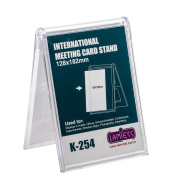 Lamiess K-254 Masaüstü Reklam Panosu Dikey 3 'Lü Lamiess K-254 Masaüstü Reklam Panosu Dikey 3 'Lü