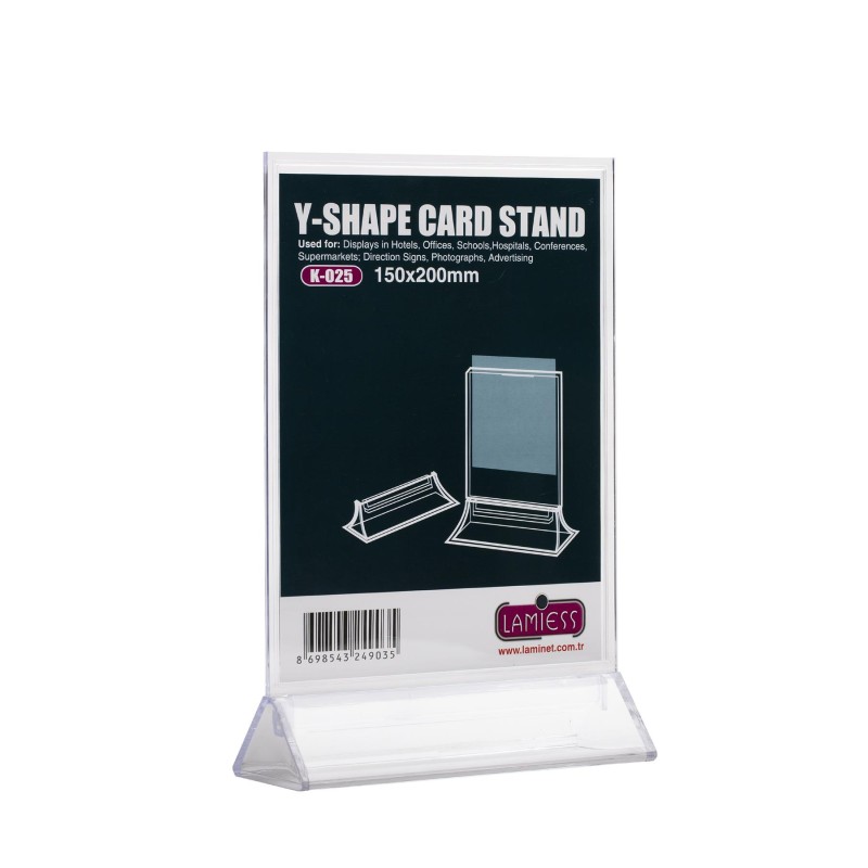Lamiess K-025 Masaüstü Reklam Panosu Dikey 3 'Lü fiyat teklifi al