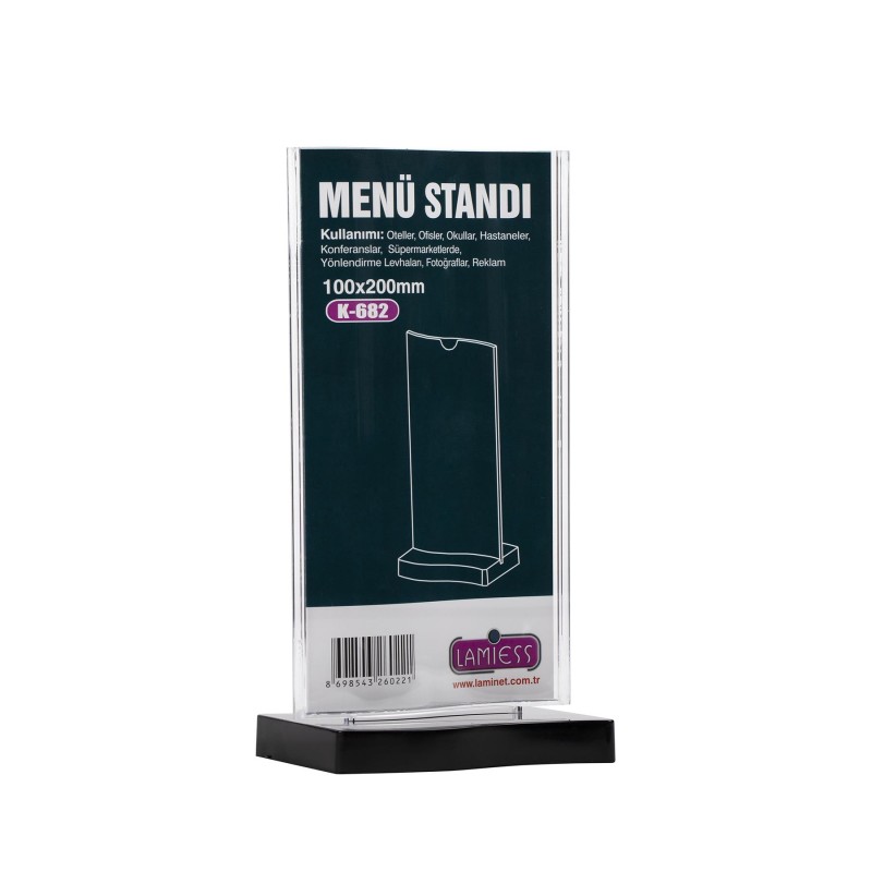 Lamiess  K-682 Masaüstü Menü Stand 3'Lü perpa fiyat Lamiess  K-682 Masaüstü Menü Stand 3'Lü fiyat teklifi al