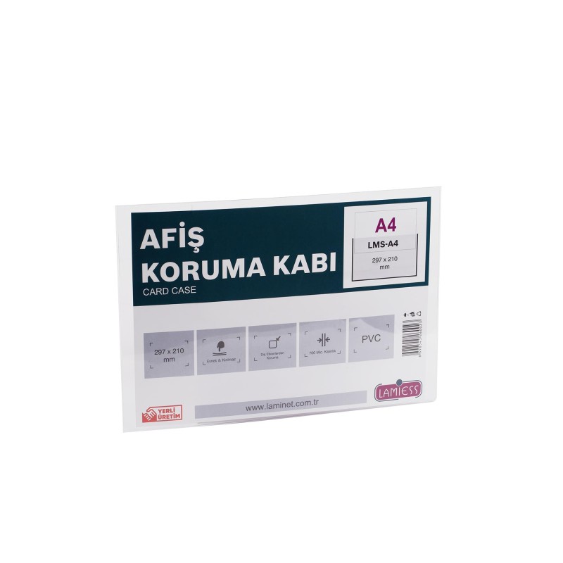Lamiess  A-4 297X210 Mm Afiş Koruma Kabı 20'Li perpa fiyat Lamiess  A-4 297X210 Mm Afiş Koruma Kabı 20'Li fiyat teklifi al