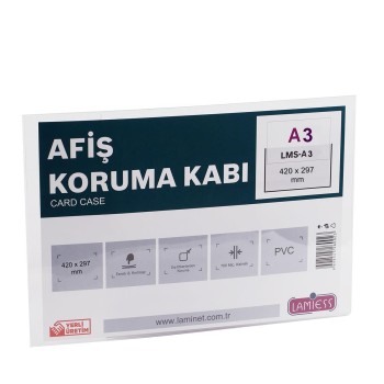 Lamiess  A-3 420X297 Mm Afiş Koruma Kabı 20'Li