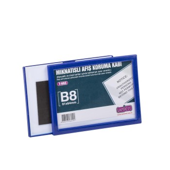 Lamiess  T-693 91X64 Mm Mıknatıslı Afiş Koruma Kabı 40'Lı Lamiess  T-693 91X64 Mm Mıknatıslı Afiş Koruma Kabı 40'Lı