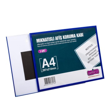 Lamiess T-697 297X210 Mm Mıknatıslı Afiş Koruma Kabı 10 'Lu Lamiess T-697 297X210 Mm Mıknatıslı Afiş Koruma Kabı 10 'Lu