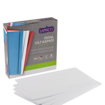 Lamiess  1,5 Mm Isısal Cilt Kapağı Beyaz 100 'Lü