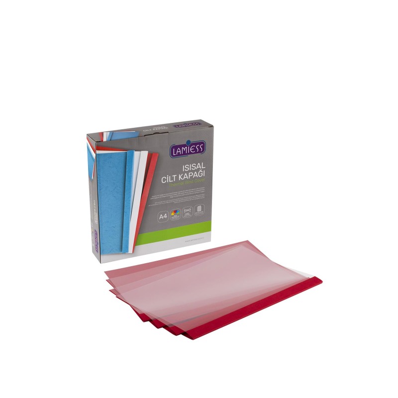 Lamiess 3 Mm Isısal Cilt Kapağı Kırmızı 100 'Lü fiyat teklifi al