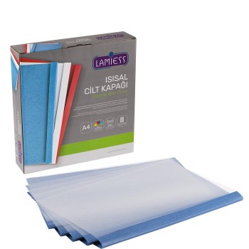 Lamiess 27 Mm Isısal Cilt Kapağı Mavi 50 'Li