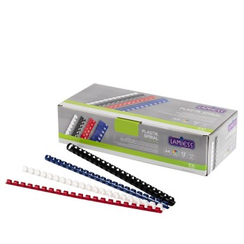 Lamiess 28 Mm Plastik Spiral Mavi 50'Li