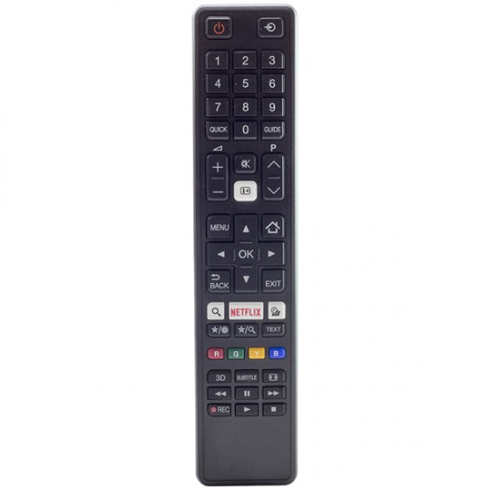 WEKO KL TOSHIBA CT-8053 NETFLIX TUŞLU SİYAH LCD/LED TV KUMANDA (CT-8053-H74856008053X)