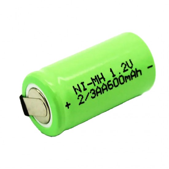 POWERMASTER PM-17934 1.2 VOLT 600 MAH NI-MH 2/3AA ŞARJ EDİLEBİLİR PUNTALI LİTYUM PİL