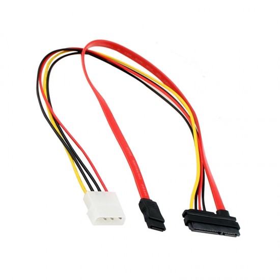 POWERMASTER SATA TO SATA 7 PIN + 4 PIN POWER KABLO