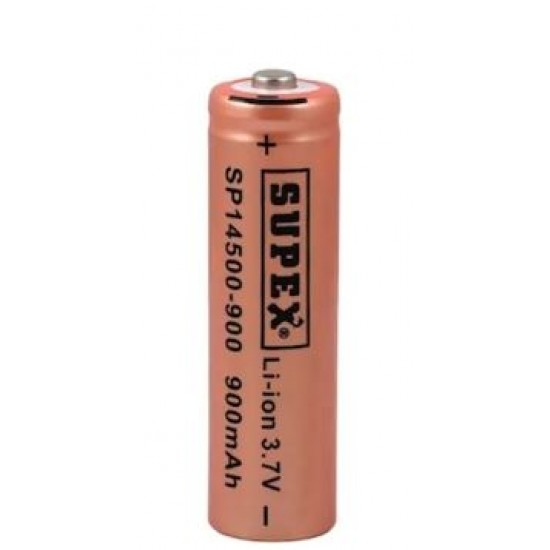 SUPEX SP14500-900S LİTYUM ION 3.7V 900MAH ŞARJ EDİLEBİLİR BAŞLIKLI PİL