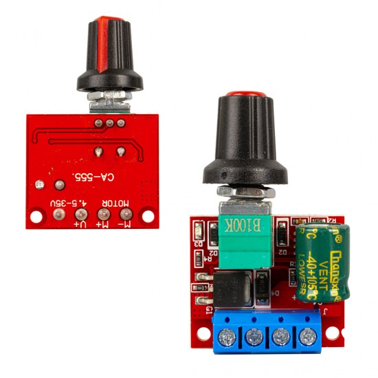 CA-105A PWM DC MOTOR YÖNETİCİ 4.5-35V 5A LED DIMMER HIZ DÜZENLEYİCİ MODÜL