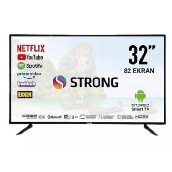 STRONG MT32ES2000 32 82 EKRAN UYDU ALICILI FULL HD ANDROİD SMART LED TV