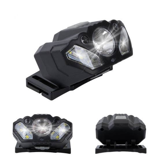 POWERMASTER RELAX-31 ŞARJLI FLASHLI 6 SMD LED VE POWER LEDLİ KIRMIZI LEDLİ KAFA LAMBASI FENERİ