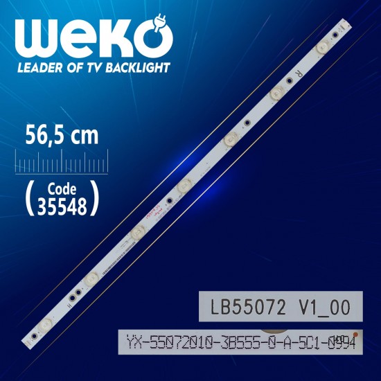 YX-55072010-3B555-0-A-5C1-0994 R - LB-55072 V1_00 -  56.5 CM 7 LEDLİ - (WK-432)