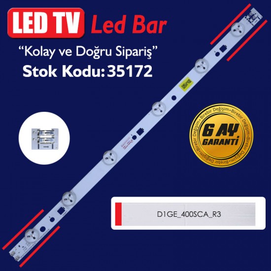 40-3535LED-60EA-L-D1GE-400SCA-R3-D1GE-400SCA-R2 ATYPE - 38.8 CM 6 LEDLİ - (WK-331)