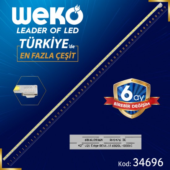 42 V12 EDGE REV1.1 1 6920L-0001C - 53.3 CM 60 LEDLİ - (WK-75)