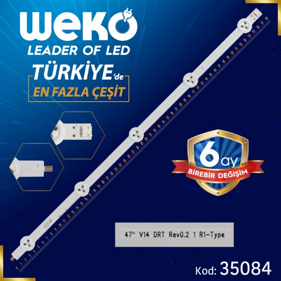 47 V14 DRT REV0.2 1 R1-TYPE - 50 CM 5 LEDLİ - (WK-841)