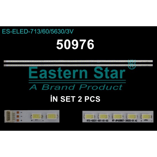 WKSET-5976 36775X2 RF-JP420B57-3002S-01 R72-42E01 2 ADET LED BAR (60LED)