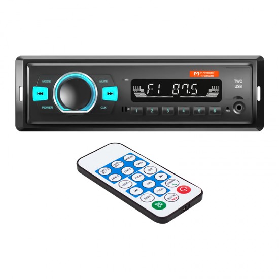 MAGICVOICE MV-5416 ÇİFT USB-SD-FM-AUX-BLUETOOTH UKLI MEKANİKSİZ OTO TEYP 4 X 55 WATT