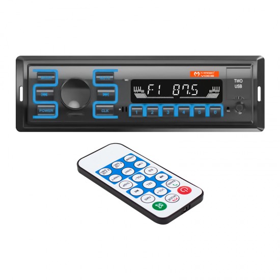 MAGICVOICE MV-5417 ÇİFT USB-SD-FM-AUX-BLUETOOTH UKLI MEKANİKSİZ OTO TEYP 4 X 55 WATT