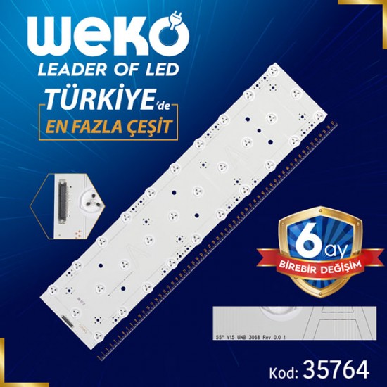 55 V15 UNB 3068 REV 0.0 1 A - 57.5 CM 30 LEDLİ - (WK-1232)