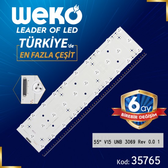 55 V15 UNB 3069 REV 0.0 1 B - 57.5 CM 30 LEDLİ - (WK-1233)