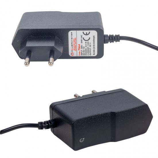 POWERMASTER PM-7564 22 VOLT - 200 MA ADAPTÖR  (ŞARJLI SÜPÜRGE ADAPTÖRÜ)