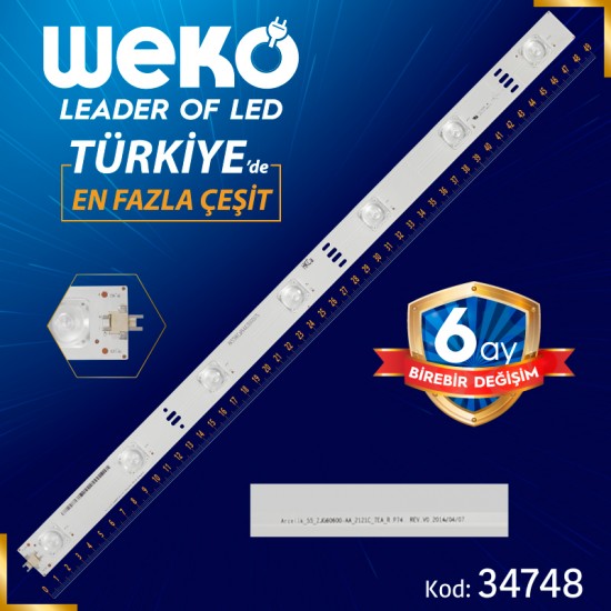 ARCELİK_55_ZJG60600-AA_2121C_7EA_R P74 REV.V0 - 49.7 CM 7 LEDLİ - (WK-49)