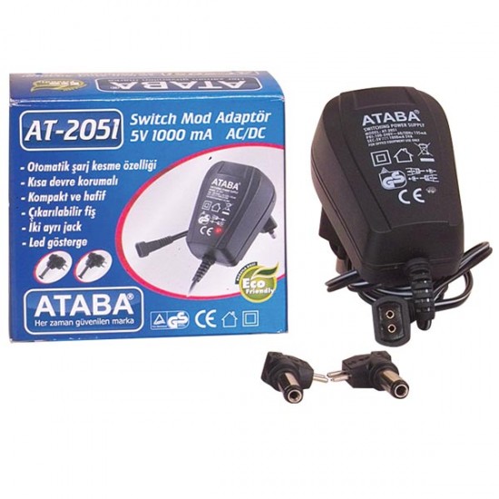 ATABA AT-2051 5V 1000 MAH SMPS ADAPTÖR