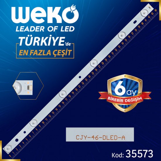 CJY-46-DLED-A - 44 CM 6 LEDLİ - (WK-1090)