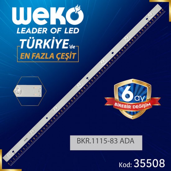 DLED BKR.1115-83 ADA - 7 LEDLİ 61.3 CM - (WK-155)