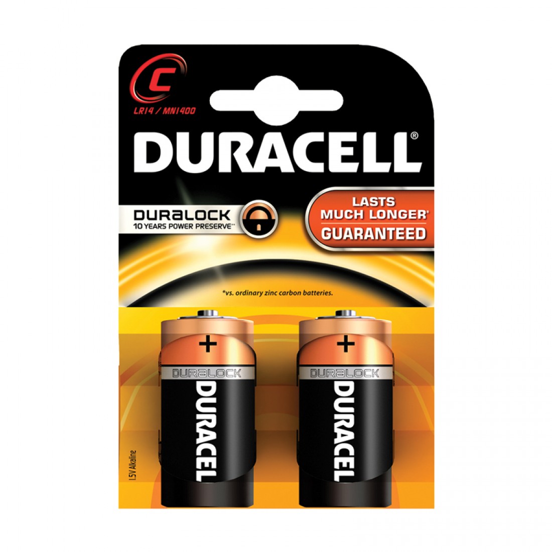 Батарейка Duracell lr14/c-2bl