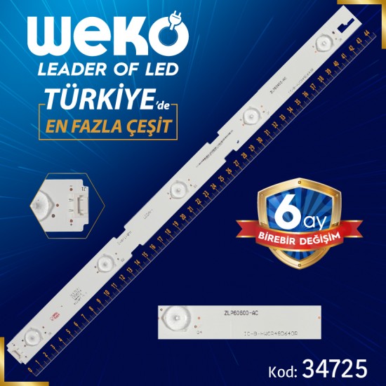 EVERLİGHT IC-B-HWCR49D640R - ZLP60600-AC - 44.5 CM 5 LEDLİ - (WK-21)