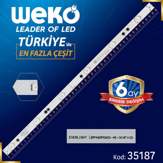 EVERLIGHT LBM460P0601-AI-3HF0 - 76M8H(P40) - 46.1 CM 6 LEDLİ - (WK-490)