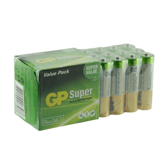 GP 15AM R6 SÜPER ALKALİN AA KALEM 24LÜ PAKET FİYAT