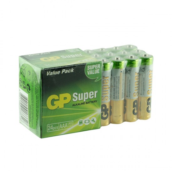 GP 24AM R03 SÜPER ALKALİN AAA İNCE KALEM 24LÜ PAKET FİYAT